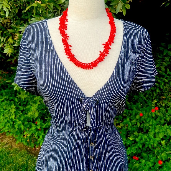 American Eagle Outfitters Black and White Maxi Dress - Picture 1 of 7